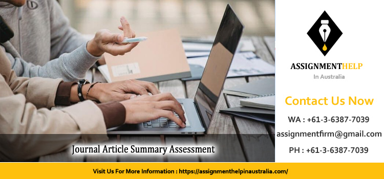 EBP107 Journal Article Summary Assessment 