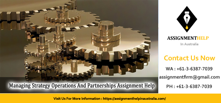 SG7001 Managing Strategy Operations And Partnerships Assignment