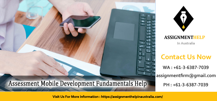 ITECH2000 Assessment Mobile Development Fundamentals 